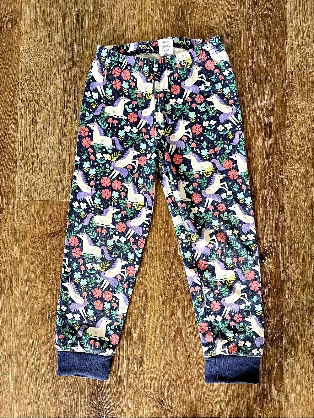 Janie and Jack Unicorn Pajama Set in Navy Sz: 4| Fall, Season Transition